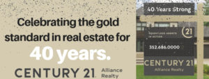 40th Anniversary for Century 21 Alliance Realty